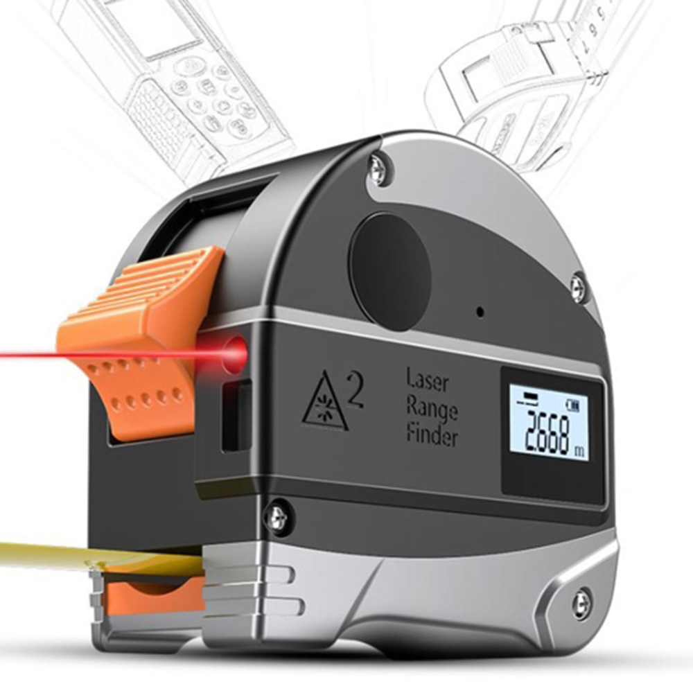 [머레이] 2in1 레이저줄자5M 거리측정기30M