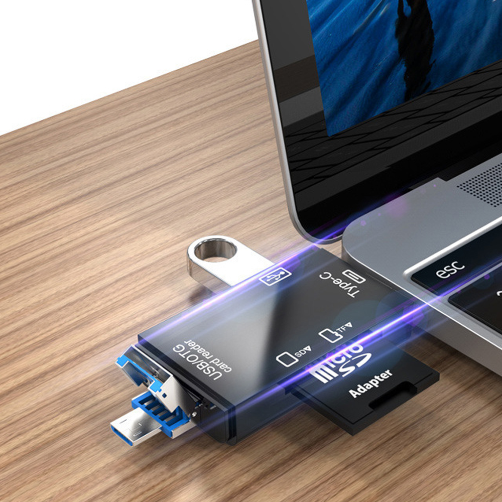 [머레이] 멀티리더기 C-OTG3 SD카드 TF카드 리더기 2color 블랙 화이트