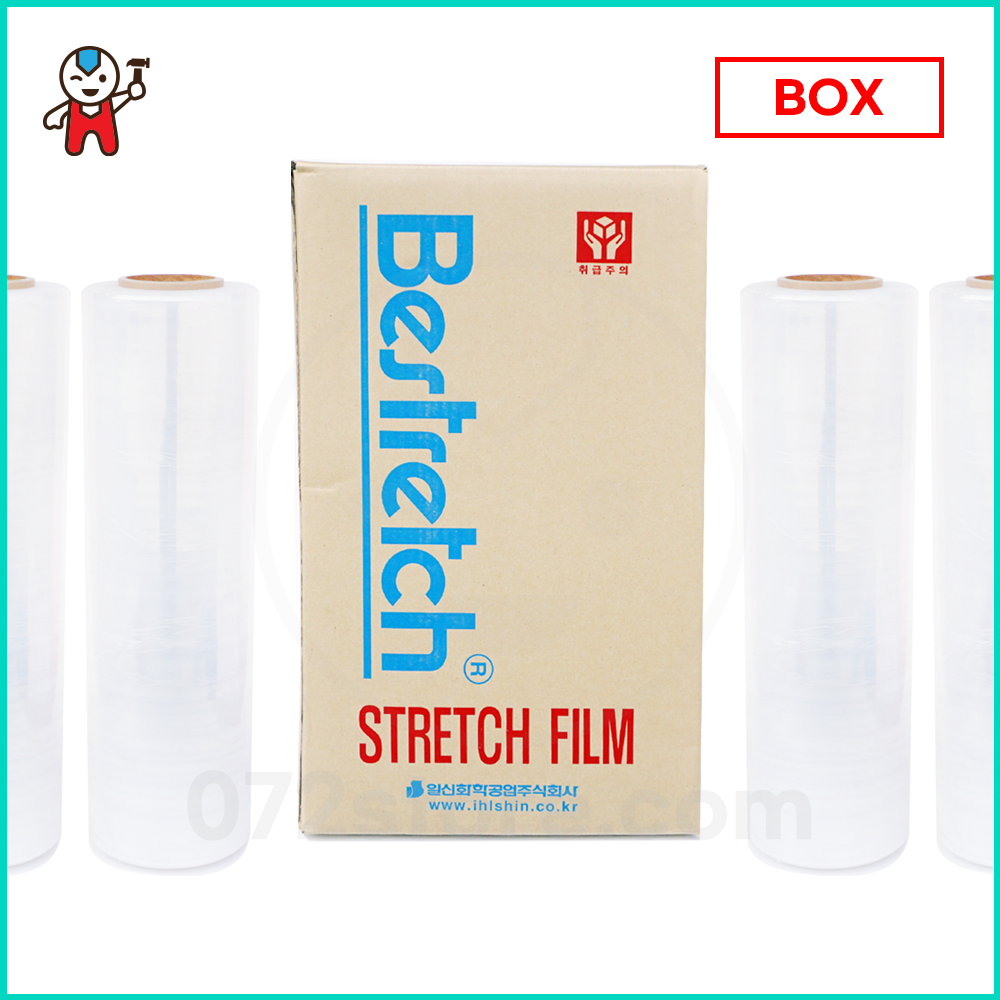 [일신화학공업주식회사] Bestretch 베스트레치필름 25Mic*500mm*450M 1box(4roll)