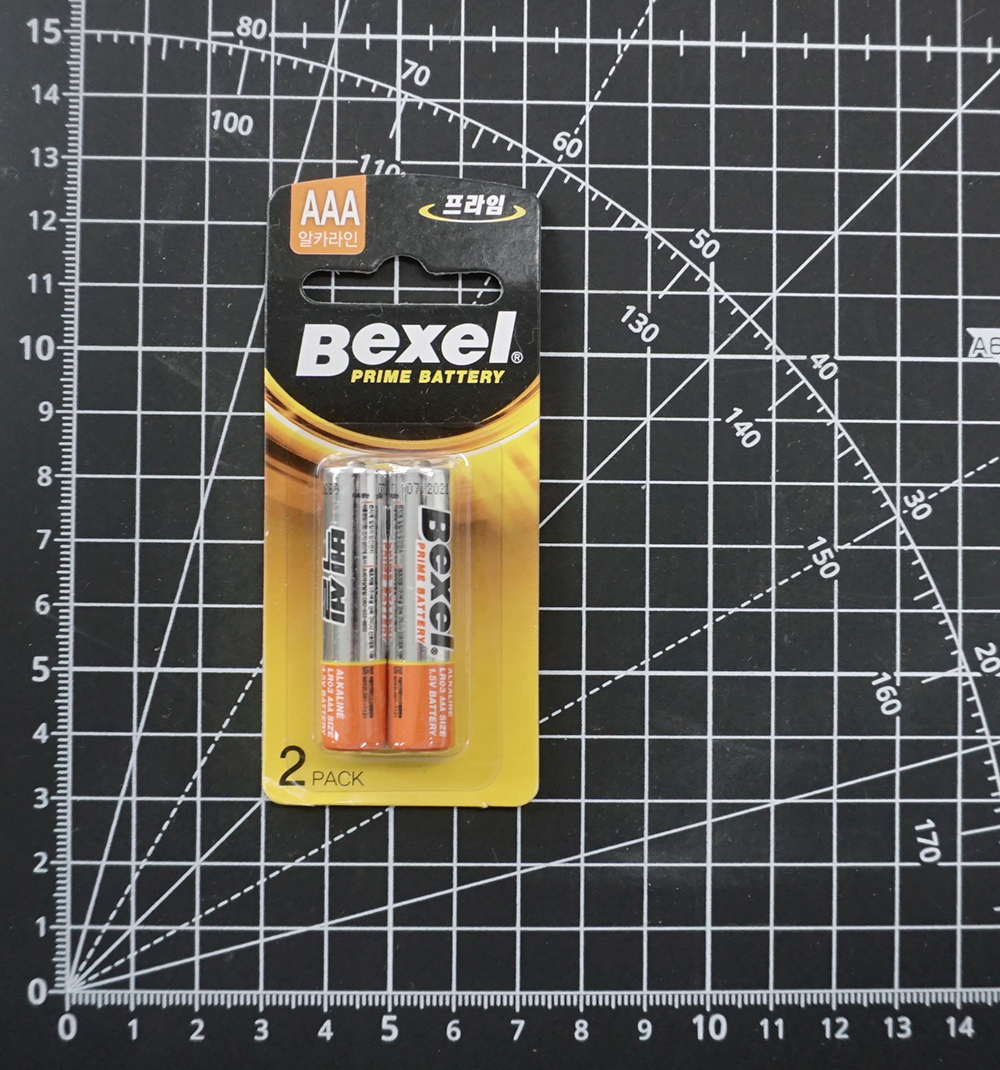 [BEXEL 벡셀] LR03 1.5V AAA 알카라인 건전지 2pcs