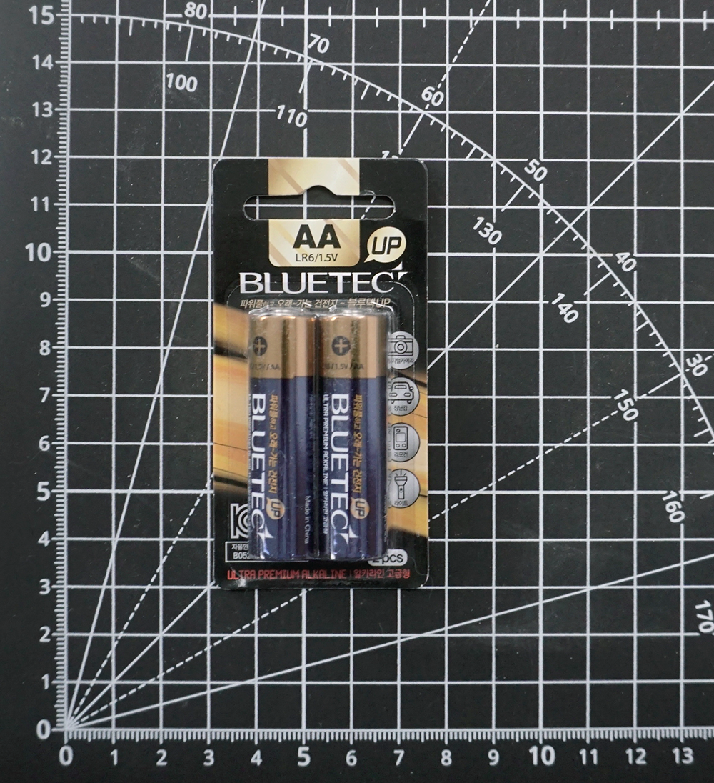 [BLUETEC 블루텍] LR6 UP 1.5V AA 알카라인 건전지 2pcs