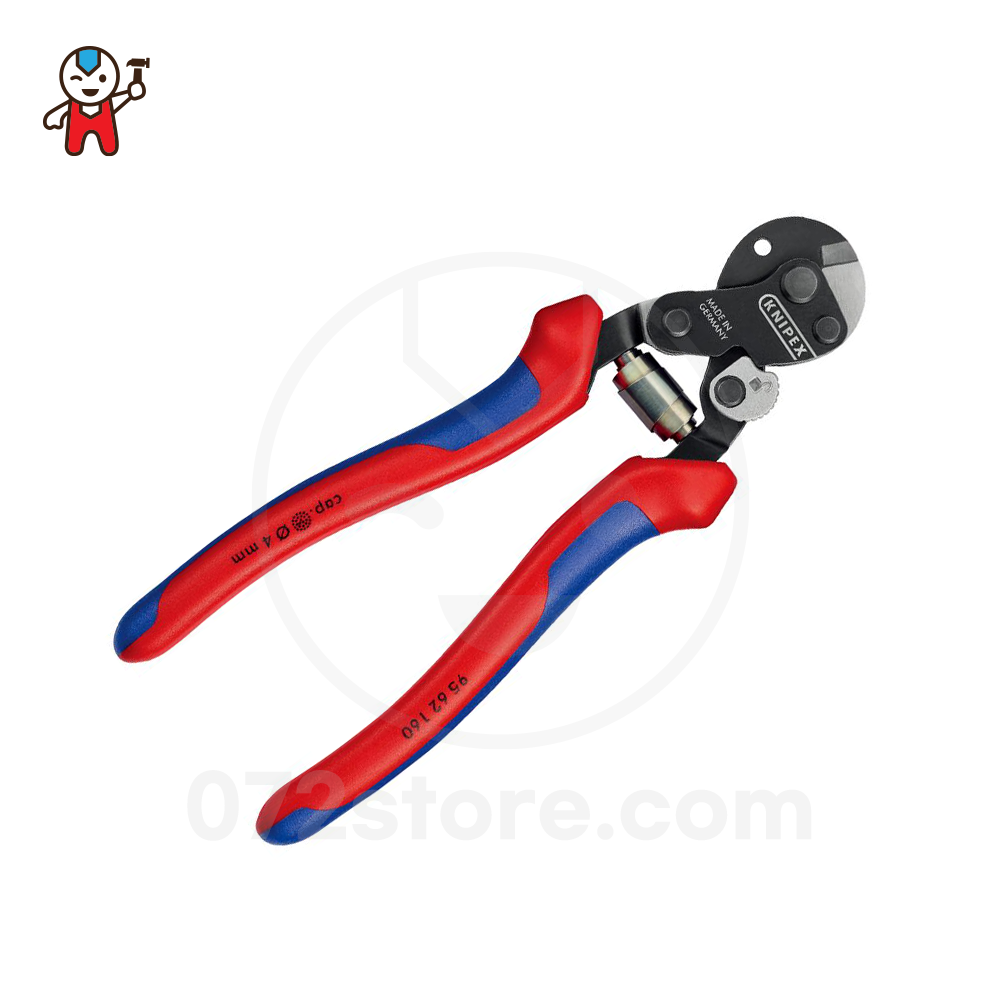 [KNIPEX 크니펙스] 95 62 160 SB(6인치) 와이어로프커터