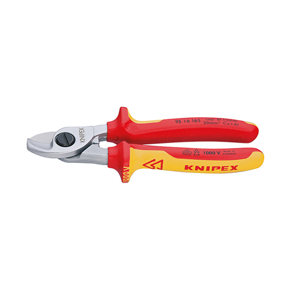 [KNIPEX 크니펙스] 95 16 165 SB(6.5인치) 절연케이블가위