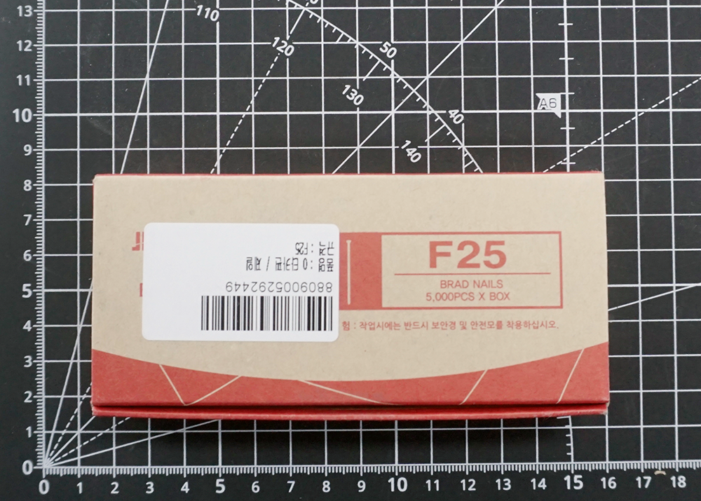 [제일타카㈜] F25 목재목공용 타카핀 못 5000pcs