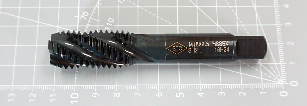 [STC 슈퍼툴] HSS-EX 스파이럴탭 M18 X 2.5 SH2