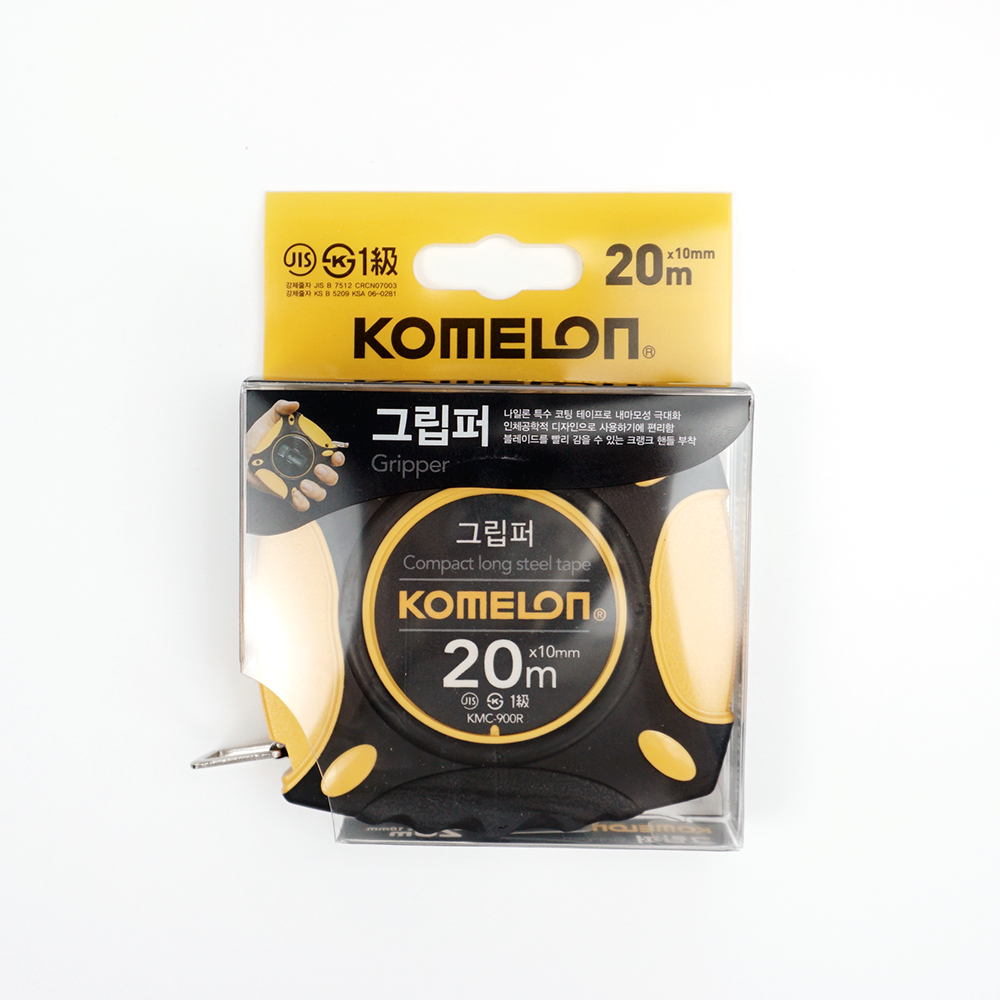 [KOMELON 코메론] KMC-900R 그립퍼 스틸줄자 20mx10mm
