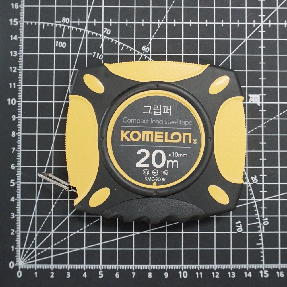 [KOMELON 코메론] KMC-900R 그립퍼 스틸줄자 20mx10mm