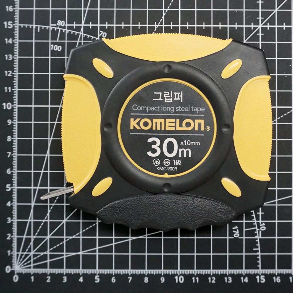 [KOMELON 코메론] KMC-900R 그립퍼 스틸줄자 30mx10mm